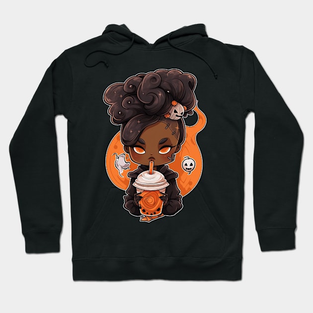 Cute Pumpkin Spice Latte Hoodie by MikeyMeta